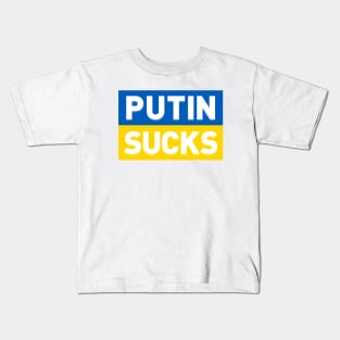 PUTIN SUCKS Kids T-Shirt